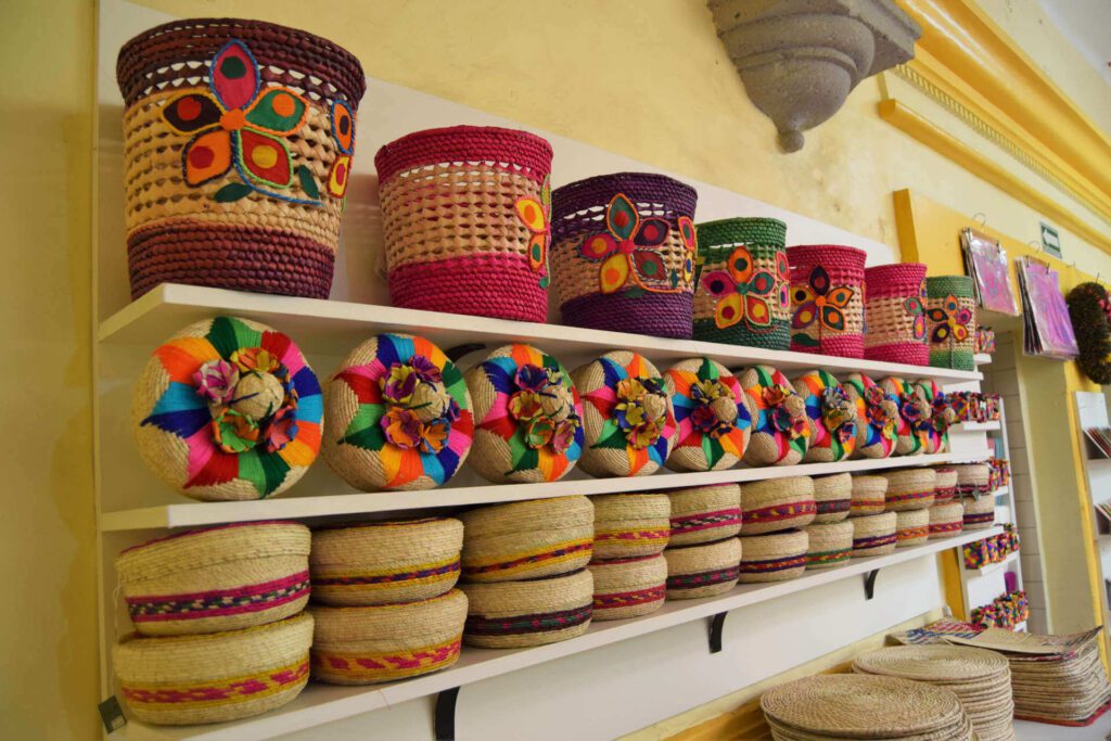 La Plaza-Artesanías de Oaxaca-Fibras Blandas-Tortilleros y cestas